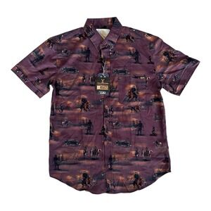 NWT Men's Yellowstone RSVLTS‎ KUNUFLEX Shirt Tough & Merciless Size Large
